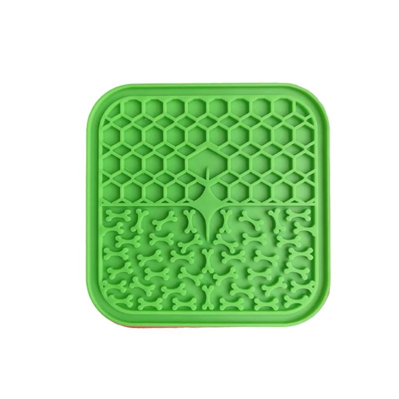 Silicone lento comer lambendo esteira, Pet Dog Lick Pad, Esteira de manteiga de amendoim de banho, Gatos alimentando lamber esteira - Image 1