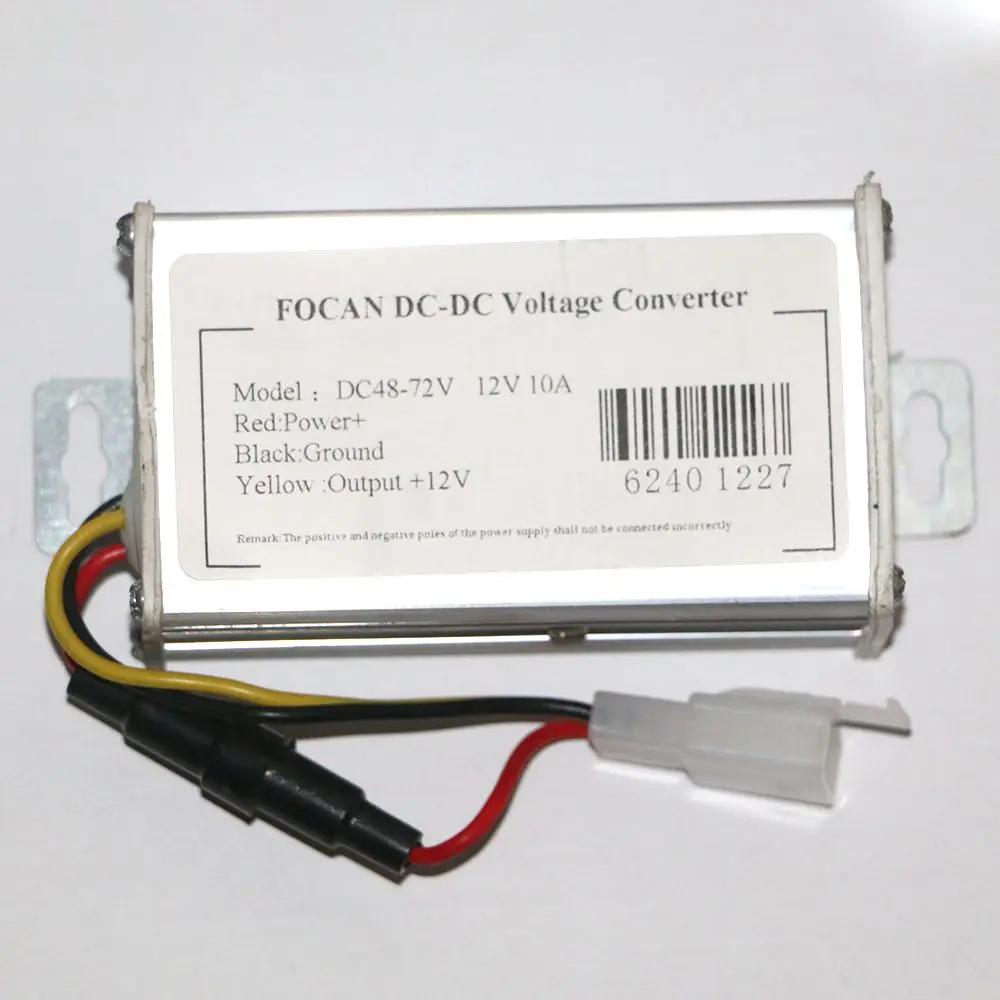 Conversor de tensão de bicicleta elétrica, transformador adaptador, acessórios de bicicleta elétrica, DC 48-72V a 12V, 10A, 15A - Image 1
