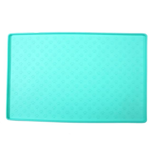 Almofada Alimentadora Impermeável de Silicone para Pets: Tapete para Comida de Cachorro e Gato