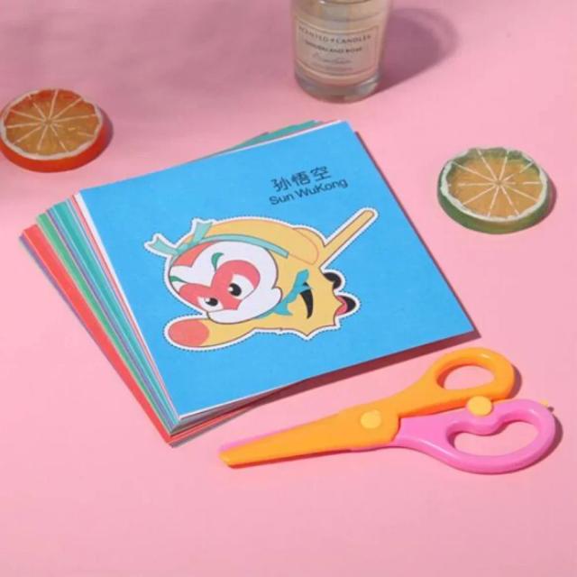 Livro de Corte de Papel Artesanal 48 Peças para Crianças