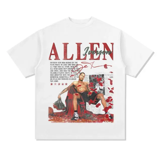 Camiseta de Algodão Vintage para Fãs de Basquetebol Americano - Estilo Casual de Verão