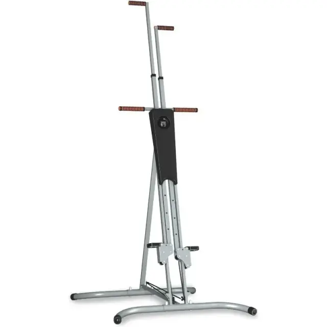 Máquina de Escalada Vertical Dobrável para Exercícios Cardiovasculares e Treino Corporal Total em Casa