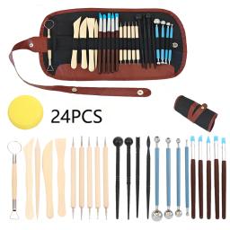 Cerâmica Clay Sculpting Conjunto de Ferramentas, Suavização Cera Escultura, Cerâmica Polymer Shapers, Modelagem Esculpida, DIY Tool Sets, 61 Pcs, 25Pcs - Image 6