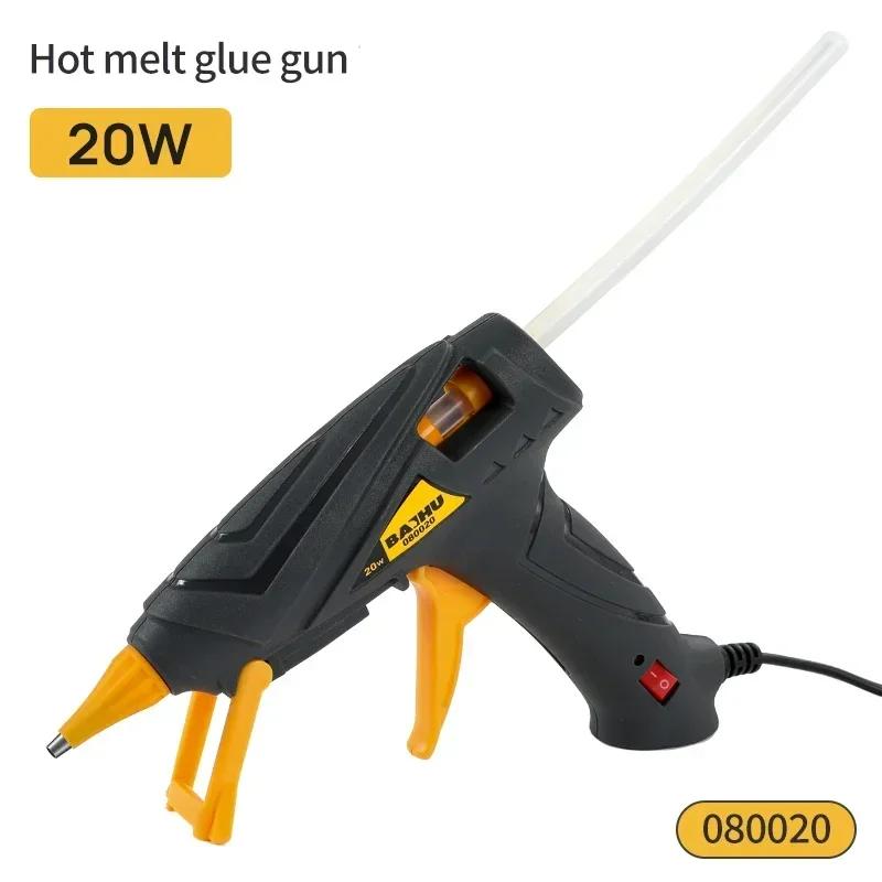 Pistola de Cola Eletrotérmica 100W Pistola de Cola Hot Melt Pistola de Cola 7mm Pistolas Industriais, Temperatura de Calor, Thermo Ferramenta de Reparação Elétrica - Image 1