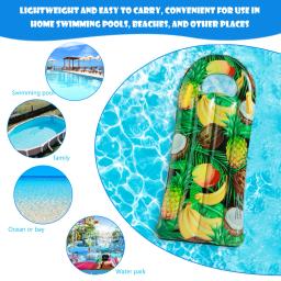 Lightweight Surf Body Board com alça para crianças, prancha de praia, prancha flutuante, esportes aquáticos, piscina de praia - Image 5