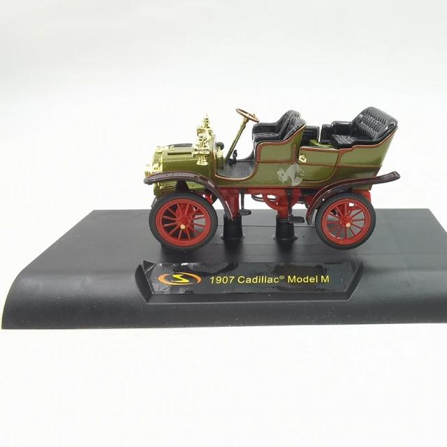 Modelo de Carro Clássico Diecast 1:32 Escala de 1907 para Colecionadores e Exibição