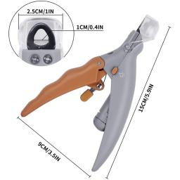 Cortador unhas para animais estimação com luz LED para lâminas afiadas para cães grandes pequenos para gatos Unhas - Image 6