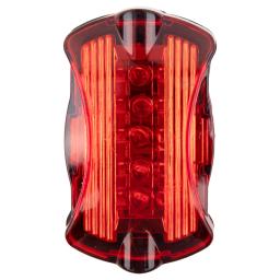 Luz traseira de bicicleta impermeável, preto, acessórios de ciclismo, luz traseira, ciclismo noturno, peça de reposição MTB, venda quente - Image 2
