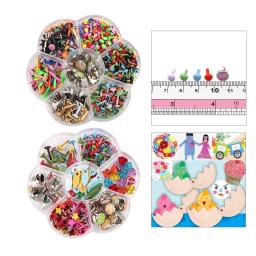 Mini Brads para Scrapbooking, Enfeite Fastener, DIY Acessórios, Artesanato Artesanal - Image 2