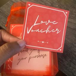 Presente de aniversário para namorado e namorada, presente aniversário, presentes motivacionais, Casais Voucher, 5pcs - Image 1