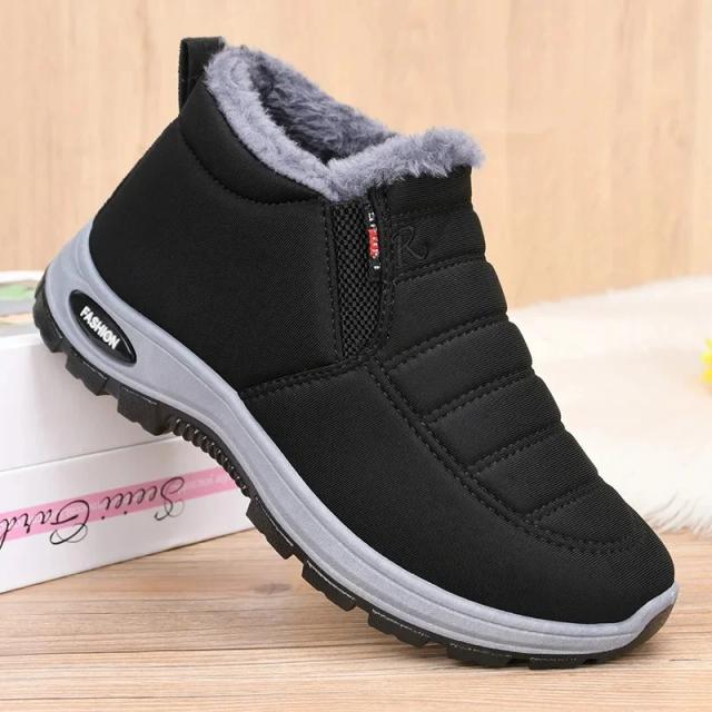 Botas de Neve Alpina Couro Impermeável Lã Merino Termorreguladora Casal Inverno