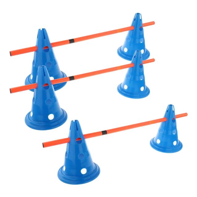 Curso de Agilidade com Cones para Cães: Treinamento de Slalom e Obstáculos para Corrida e Esportes ao Ar Livre
