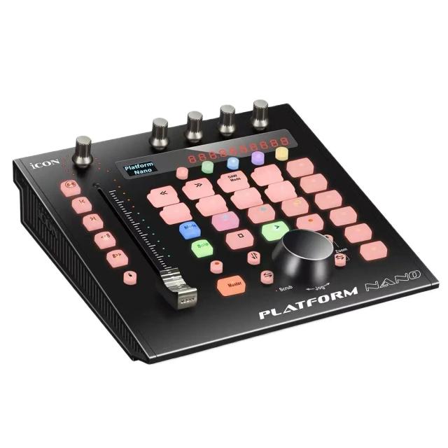 Controlador Portátil Nano DAW com USB, MIDI e Fader Motorizado para Produtores e Engenheiros de Áudio