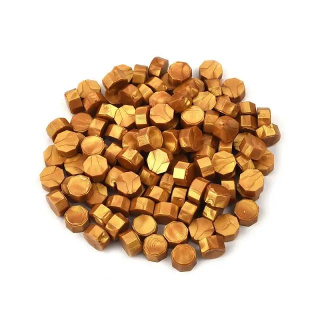 Conjunto de 100 Peças de Laca em Cera Colorida para Vedação de Convites de Casamento e Scrapbook DIY
