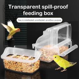 Recipiente De Alimento De Plástico para Papagaio, Alimentador De Pássaro, Bebedor, Gaiola, Pássaros, Água Pendurada Tigela, Pet Supplies - Image 1