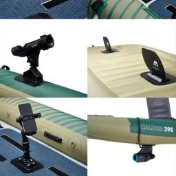 AQUA MARINA-Barco De Pesca Inflável, Sport Kayak Modelo, Calibre canoa PVC, Piso Laminado, Assento de jangada, Drop Stitch - Image 3