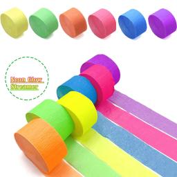 Adesivos de Festa Neon UV Glow in the Dark, Luz Negra Luminosa, Decoração Suspensa Brilhante, Casamento, Streamers de Aniversário, 4,5 cm, 25m - Image 2