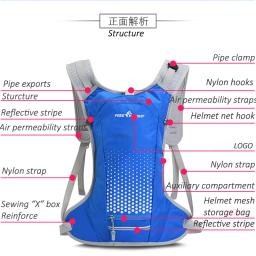 Mochila de hidratação portátil 2l bolsa de bexiga de água cauda corrida ciclismo caminhadas acampamento jogging - Image 3