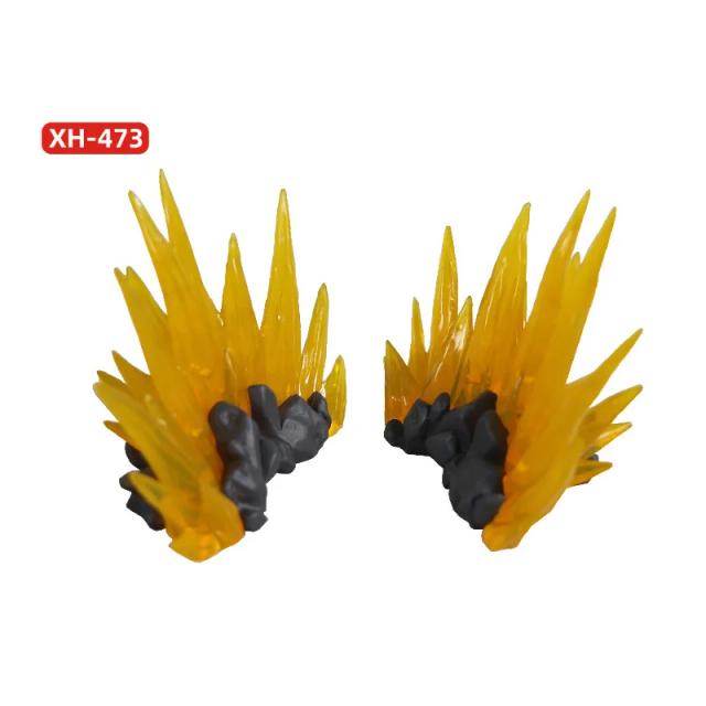 Action Figures de PVC com Efeitos Especiais de Explosão para Anime - Modelos DIY e Acessórios de Decoração