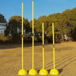 2 pçs haste de treinamento de futebol ferramenta prática agilidade obstáculo treinamento broca equipamentos sinal dobrável seguro aids suprimentos abs - Image 1