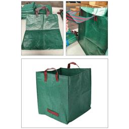 Reutilizáveis Quintal Lixo Sacos, Folha Sacos, Recortes de jardim, Colheita Palha Sacos, Grande Capacidade, 125 L, 270L - Image 2