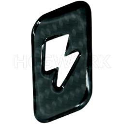 Acessórios da bicicleta elétrica capa decorativa traseira de fibra carbono adesivo luz lateral decalques para niu ms/mqis/m2/mqi2 - Image 1