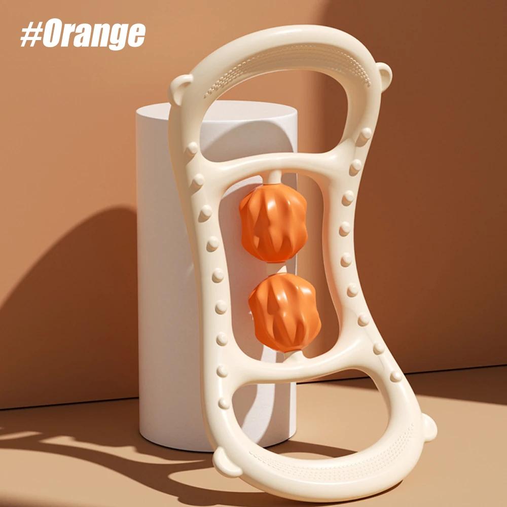 Rolo muscular de massagem com ponto de gatilho, bastão para pernas, braços, cotovelo de tênis, rolo de celulite de 15 rodas para alívio de tecidos profundos - Image 1