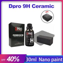 Dpro 9h nano revestimento cerâmico vidro líquido pintura à prova dwaterproof água anti-risco hidrofóbico polonês revestimento de carro produtos químicos de cuidados com o carro - Image 1