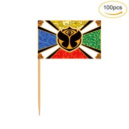 Conjunto de 100 mini bandeiras para cupcake, coquetel, festa, bar, restaurante, acessório, bandeira do mundo, bandeira do mundo - Image 2