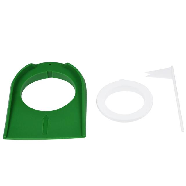 Copo de Golfe de Plástico para Treino Interno e Externo com Bandeira e Anel Ajustável