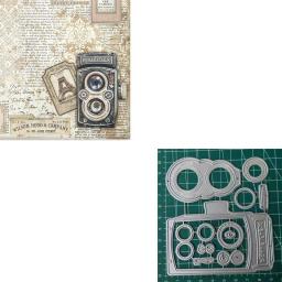 Corte Steampunk morre para cartões artesanais, quadro morre, gravando artesanato, camadas morre, novo, 2022 - Image 3