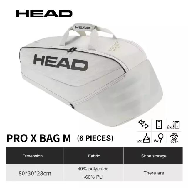 Mochila Grande para Raquetes de Tênis e Badminton com Alta Capacidade e Alça de Ombro