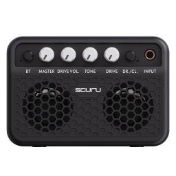 Caline Scuru recarregável amplificador de guitarra Bluetooth, Mini Amplificador, Combo para Desktop Practice, Dual Channel, fone de ouvido, 5W - Image 1