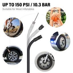 Cycplus bomba de bicicleta de alta pressão, bomba bicicleta de alta pressão 150psi para carro motocicleta de estrada bicicleta acessórios de ciclismo inflador de ar elétrico - Image 5
