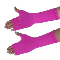 Luvas de patinação artística-criança adulto patinação artística protetor de mão almofada esportes no gelo manga elástica proteção acolchoada quente - Image 5
