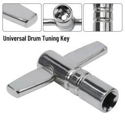 Conjunto de tambor, chave de tambor de quatro cantos, instrumento musical de metal geral, baquetas, afinador de pele, conjunto de tambor sólido e durável - Image 3