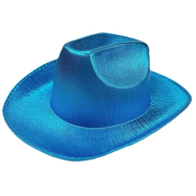 Chapéu de Cowboy Cintilante para Festas, Despedidas de Solteira e Discotecas: Brilhe como uma Estrela!