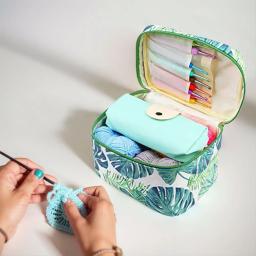 Crochet Hooks Kit com Case, Weave Yarn, Ergonomic Handle, Agulhas para os amantes, Iniciante, 87Pcs - Image 2