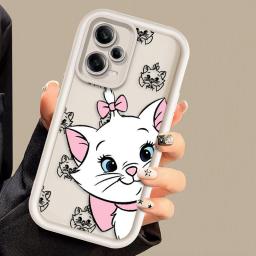 Capa para Celular Disney-Marie Cat Art, Macia, Escada, Arte, Xiaomi, Redmi Note 12, 11, 10, 9, 8, 7, K50, 40, 30, 20, 12C, 12, 10A, 9A, 9C, pro, 5G, 4G - Image 2