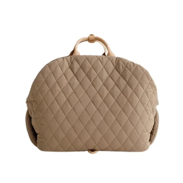 Sacola Portátil para Pets: Cama, Arnês e Bag para Viagens, Carro e Aventuras ao Ar Livre - Lavável e Luxuosa para Chihuahua e Yorkie