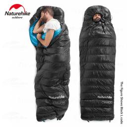 Naturehike-envelope térmico ao ar livre saco de dormir, impermeável Camping saco de dormir, pato saco, CW400, 750FP, inverno - Image 5