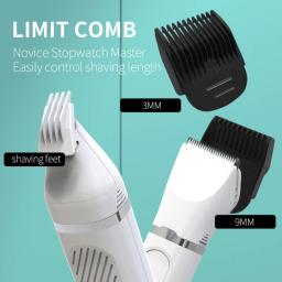 aparador pêlos para animais estimação, cortador cabelo elétrico para cães, moedor unhas para animais - Image 3