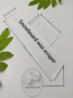 Limpador de manutenção de snowboard, raspador de cera de snowboard, placa dupla, ferramentas de remoção de cera, ferramentas de esqui, raspador de cera de snowboard 2025 - Image 6