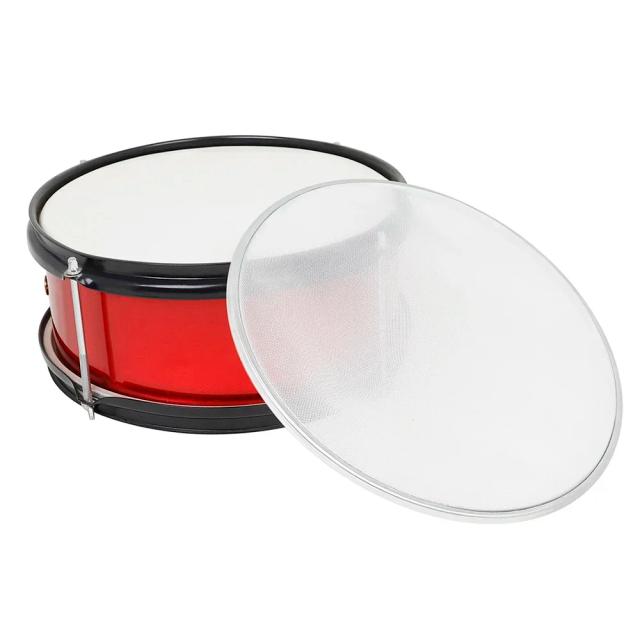 Película Silenciosa Dupla Camada para Bateria, Pele Mesh Branca para Bumbo, Conjunto de Percussão, 10"