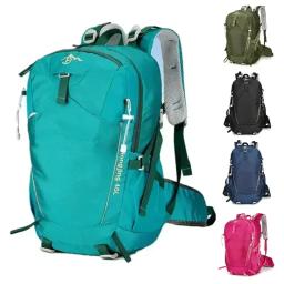 40l capacidade caminhadas acampamento mochila dos homens ao ar livre à prova dwaterproof água luz saco de escalada mulher ciclismo mochila com capa à prova dwaterproof água - Image 1