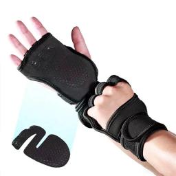 Luvas de treinamento para homens e mulheres, Luvas de treino, protetor de palma, Fitness, musculação, halterofilismo, ginástica, mão, pulso - Image 3