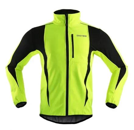 Windproof e impermeável jaqueta de ciclismo térmica, manga comprida Jersey, Warm Up, Vestuário bicicleta, MTB, Road Bike, Novo, Inverno - Image 1