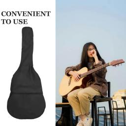 Bolsa para guitarra acústica, capa para baixo, pano oxford, instrumento de transporte, mala de lona, armazenamento à prova d'água, recipiente para crianças - Image 4