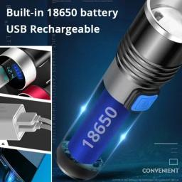 USB recarregável ultravioleta tocha, 5W, 365nm, luz negra, apto para animais de estimação, gato, tinea dinheiro, minério, detecção escorpião - Image 6