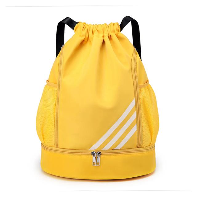 Mochila Portátil com Cordão para Armazenamento de Bolas de Esportes em Pano Oxford - Ideal para Basquete, Futebol e Atividades ao Ar Livre